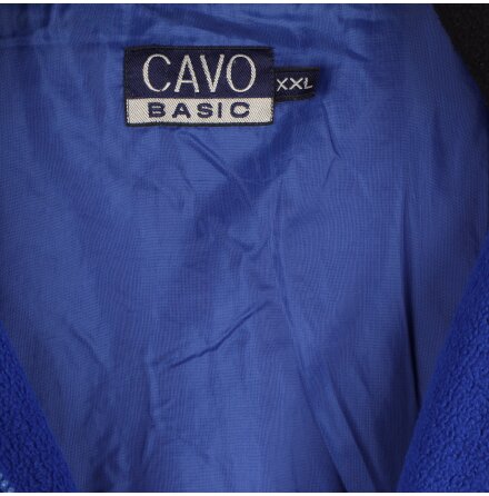 Cavo Basic - Bl� fleece kofta - Stl. XXL