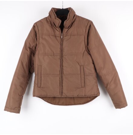 H&amp;M - Brun Jacka med l�stagbara �rmar - Stl. S