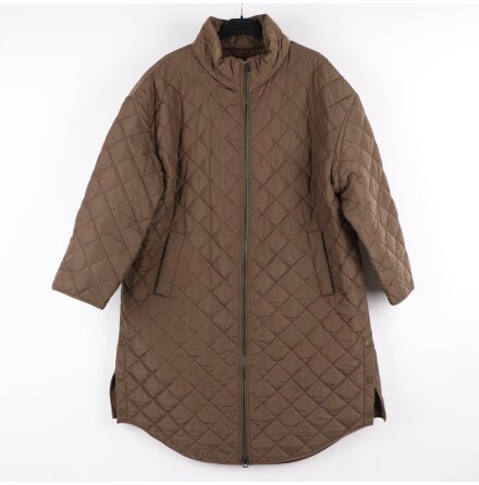 XLNT - Brun l�ng jacka - Stl. XL
