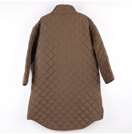 XLNT - Brun l�ng jacka - Stl. XL