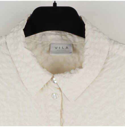 Vila - Vit lngskjorta - stl. 38
