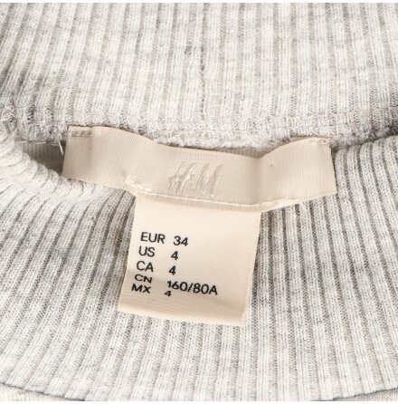 H&amp;M - Gr� l�ng�rmad tr�ja - stl. 34