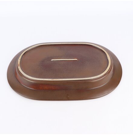 Uppl�ggningsfat - Keramik - Brun 