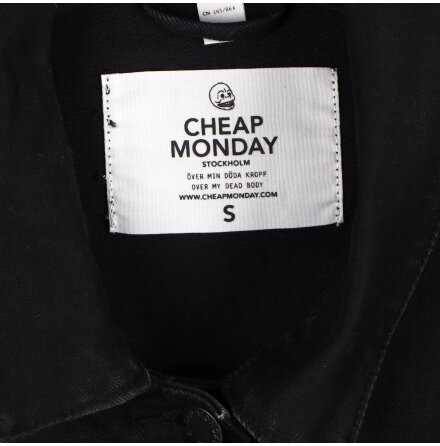 Cheap Monday - L�ng jeansjacka - stl. S