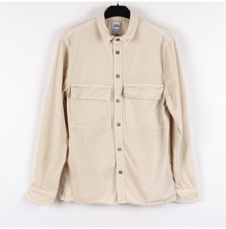 Zara - Off-white Denimjacka - stl. M 