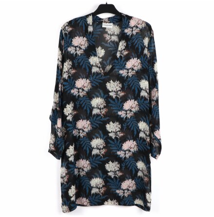 Ganni - Blus med blommigt mnster - stl. M