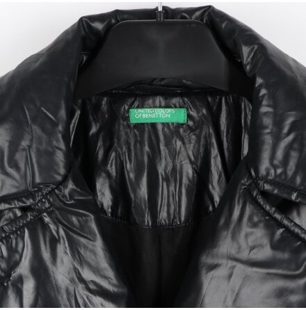 United Colors of Benetton - Gloss Black - Svart tckjacka - stl. 40