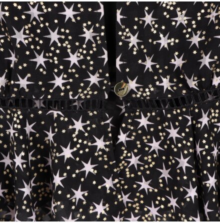 Stine Goya - Shirley stars - Svart stj�rnm�nstrad blus - stl. XS