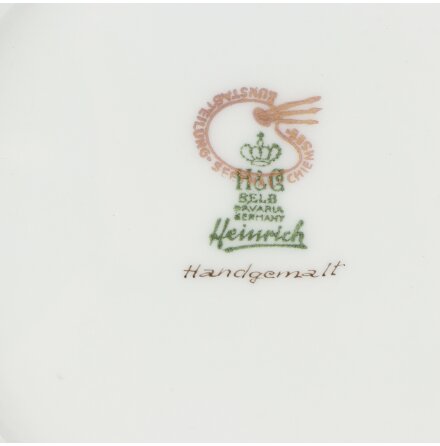 Heinrich Selb Bavaria - Vggdekoration - Dekorationstallrik 