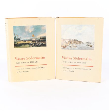 Bokpaket om 1800-talets V�stra S�dermalm - Arne Munthe - 2st - Samh�lle &amp; Historia