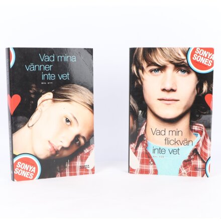Bokpaket - Sonya Sones - Vad mina v�nner inte vet - Del 1-2 - Barn &amp; Ungdomsb�cker 
