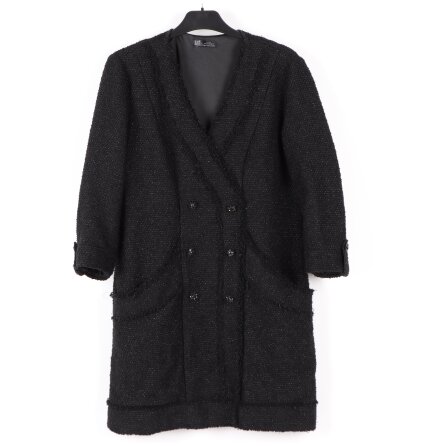 Zara - trf collection - Svart kofta med glitter och knappar - stl. XXL 