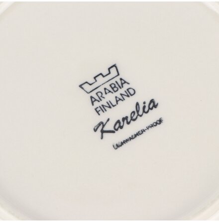 Arabia - Karelia - Koppar med fat och assietter - 8 st. 