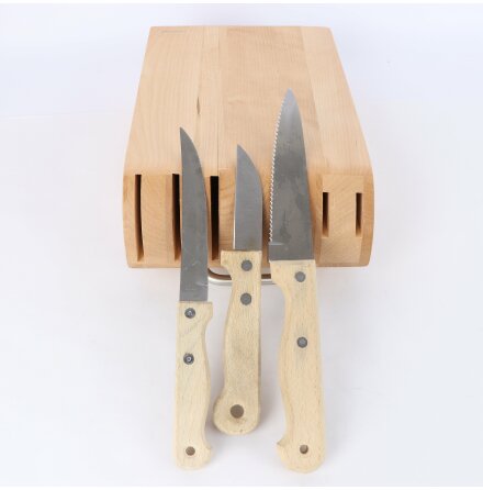 Fiskars/IKEA - Blandat knivset med stativ - 7 knivar
