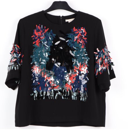 H&amp;M - Dekorerad blus - Stl. 36