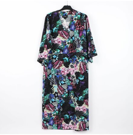 Monki - Tropik blommig Omlottklnning - stl. S