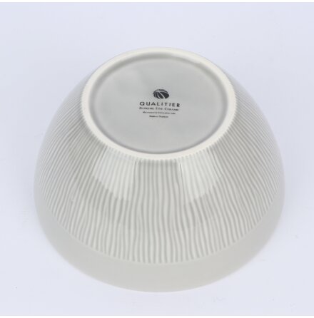 Qualitier - Sk�lar - vita/gr�a - 50cl - 8st