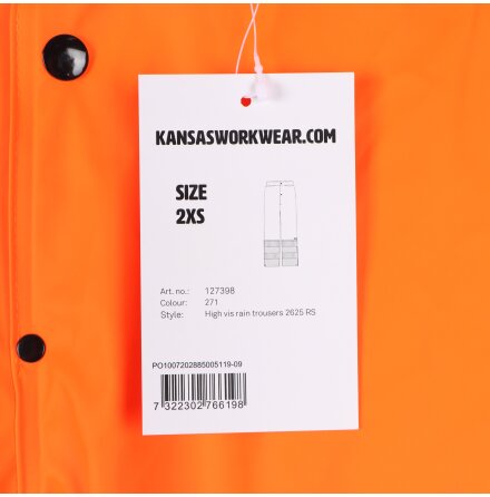 Fristads - Regnbyxa "Kansas" - stl. XXS