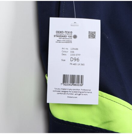 Fristads - H�ngselbyxa/Arbetsbyxa - D96