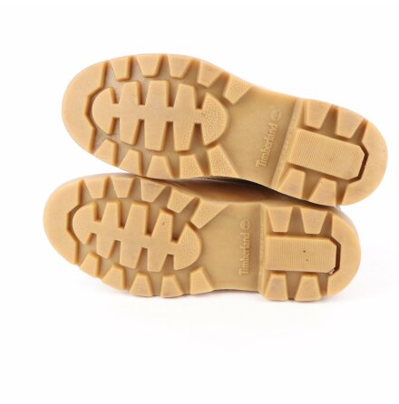 Timberland - Kngor med snrning - Beige mrkbrun - kta lder konstgjord krage - stl. 38