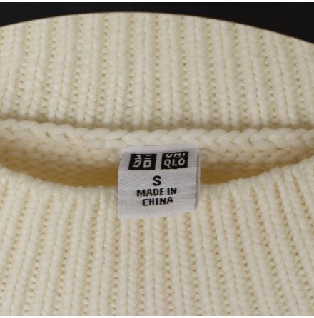 UNIQLO - Randig Stickad Trja - stl. S
