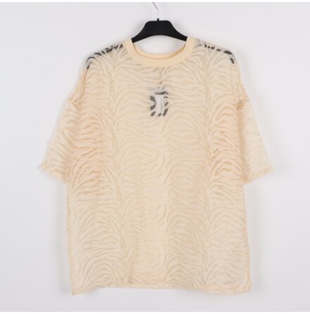 Glamorous - Transparent zebram�nstrad tr�ja - stl. 34