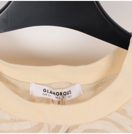 Glamorous - Transparent zebram�nstrad tr�ja - stl. 34