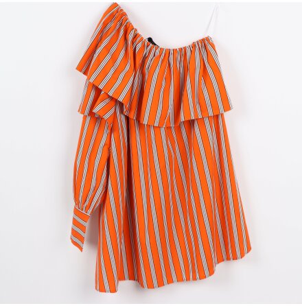 MSGM - One-shoulder klnning - stl. 38