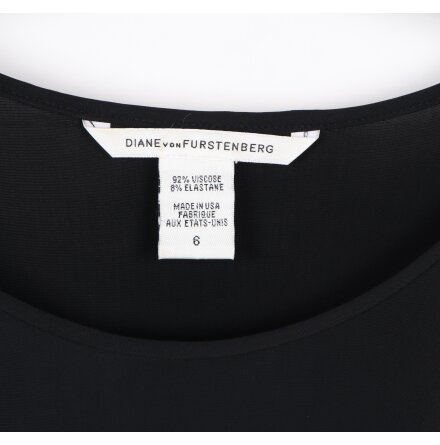 Diane Von Furstenberg - Svart Kl�nning - stl. 36