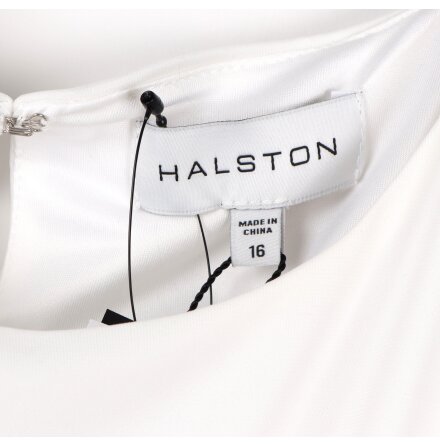 Halston - Kenna One-sleeved ruched jersey mini dress - stl. XL