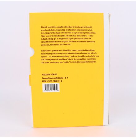 Bokpaket - Makadam - K�nspolitiska nyckeltexter- Del 1-2 - 2 B�cker