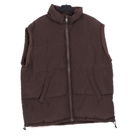 H&amp;M Divided - M�rkbrun v�st - stl. XL