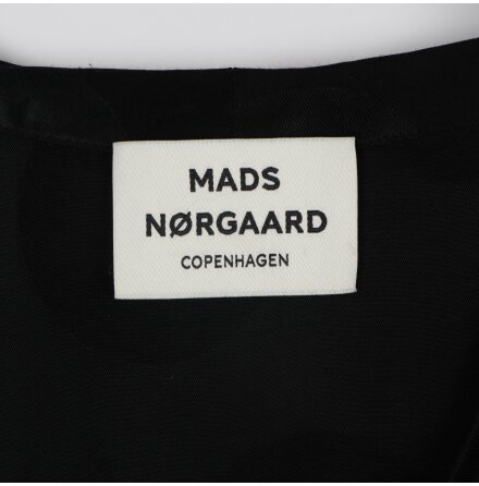 Mads Nrgaard - Svart prickig blus - Stl. 42