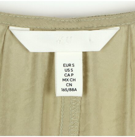 H&amp;M - Ljus-olivgr�n kl�nning - Stl. S