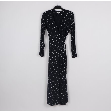 Ganni - Prickig omlottkl�nning - Stl. 34