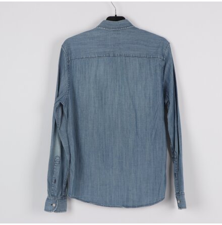 Levis - Ljusbl� Jeansskjorta - stl. S 