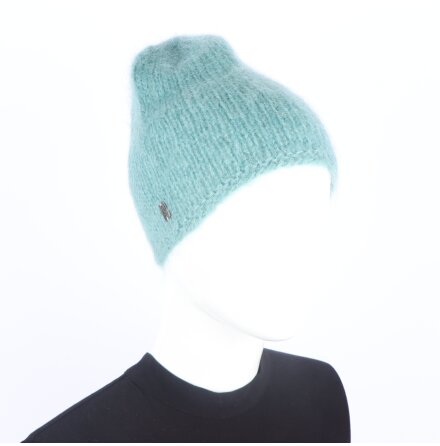 Knit4U - Turkos stickad m�ssa - One size