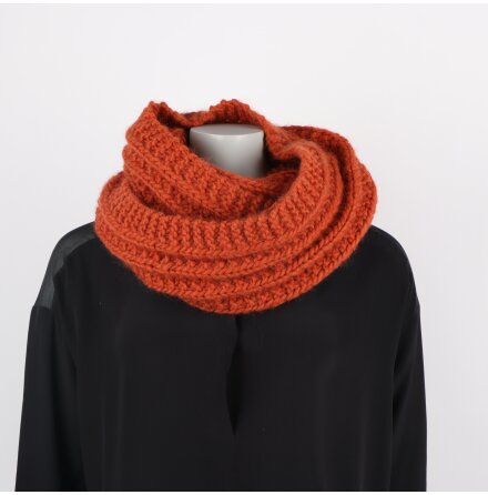 Stickad halsduk - 36x172cm