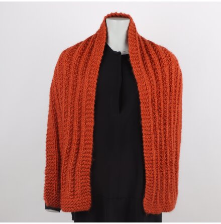 Stickad halsduk - 36x172cm