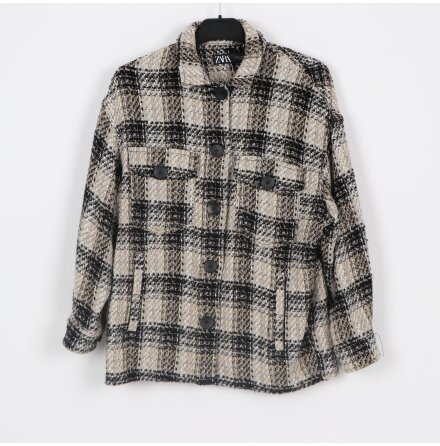 Zara - Rutig jacka - stl. XS