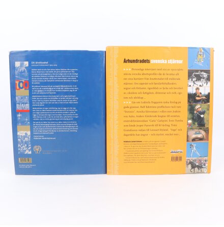 Bokpaket - Lennart Eriksson m.f.l. - Idrottsstj�rnor &amp; idrottshistoria - 2 b�cker - Samh�lle &amp; Historia