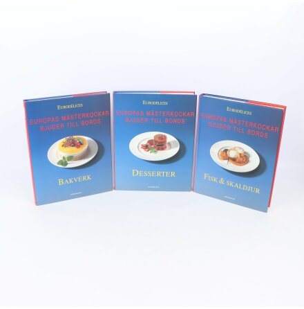 Bokpaket - K�nemann - Eurodelices - Europas m�sterkockar bjuder till bords - 3 b�cker - Mat, Dryck, Hem &amp; H�lsa