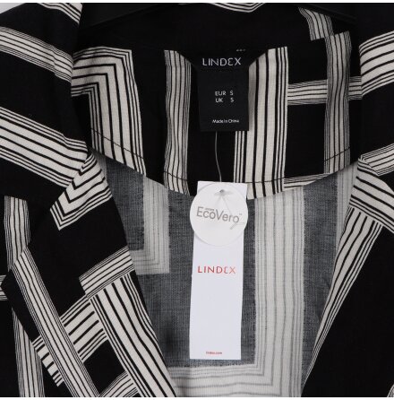 Lindex - Blus med sk�rp - stl. S