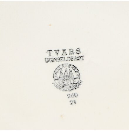 Upsala Ekeby Gefle - Tv�rs - Ugnsfast form