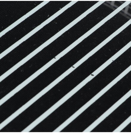 Bricka i glas med metallram - Vintage 