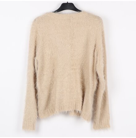 Alice Bizous - Luddig beige stickad tr�ja - stl. L