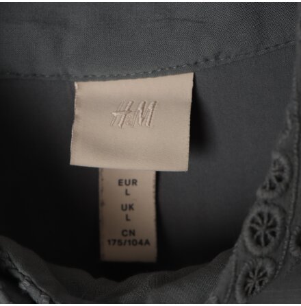 H&amp;M - L�ng gr� blus - stl. L 