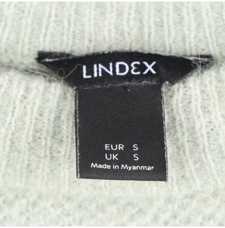 Lindex - Ljusgr�n stickad tr�ja - stl. S