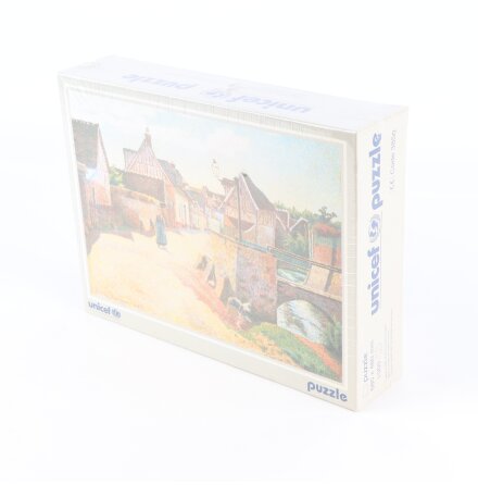 Unicef - Pussel - 680x480mm - Village near Lagny - 1000 bitar