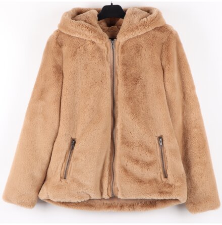 .Object - Objsandie jacket - Huvjacka i p�lsimmitation - stl. 38